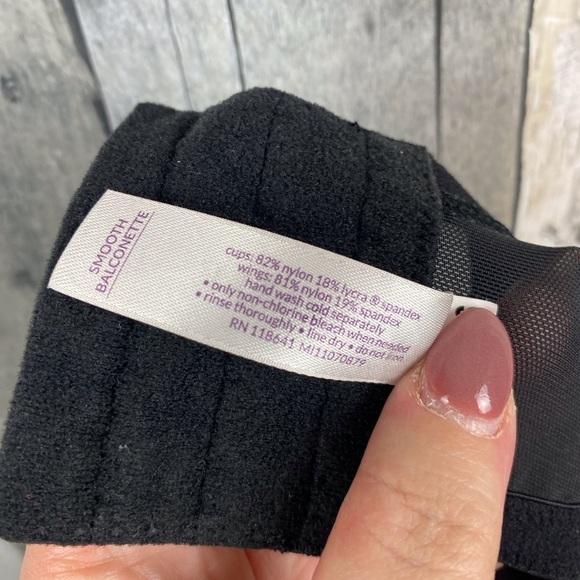 Cacique Everyday Soultion Smooth Balconette Bra in Black Size 42G. - Picture 4 of 6